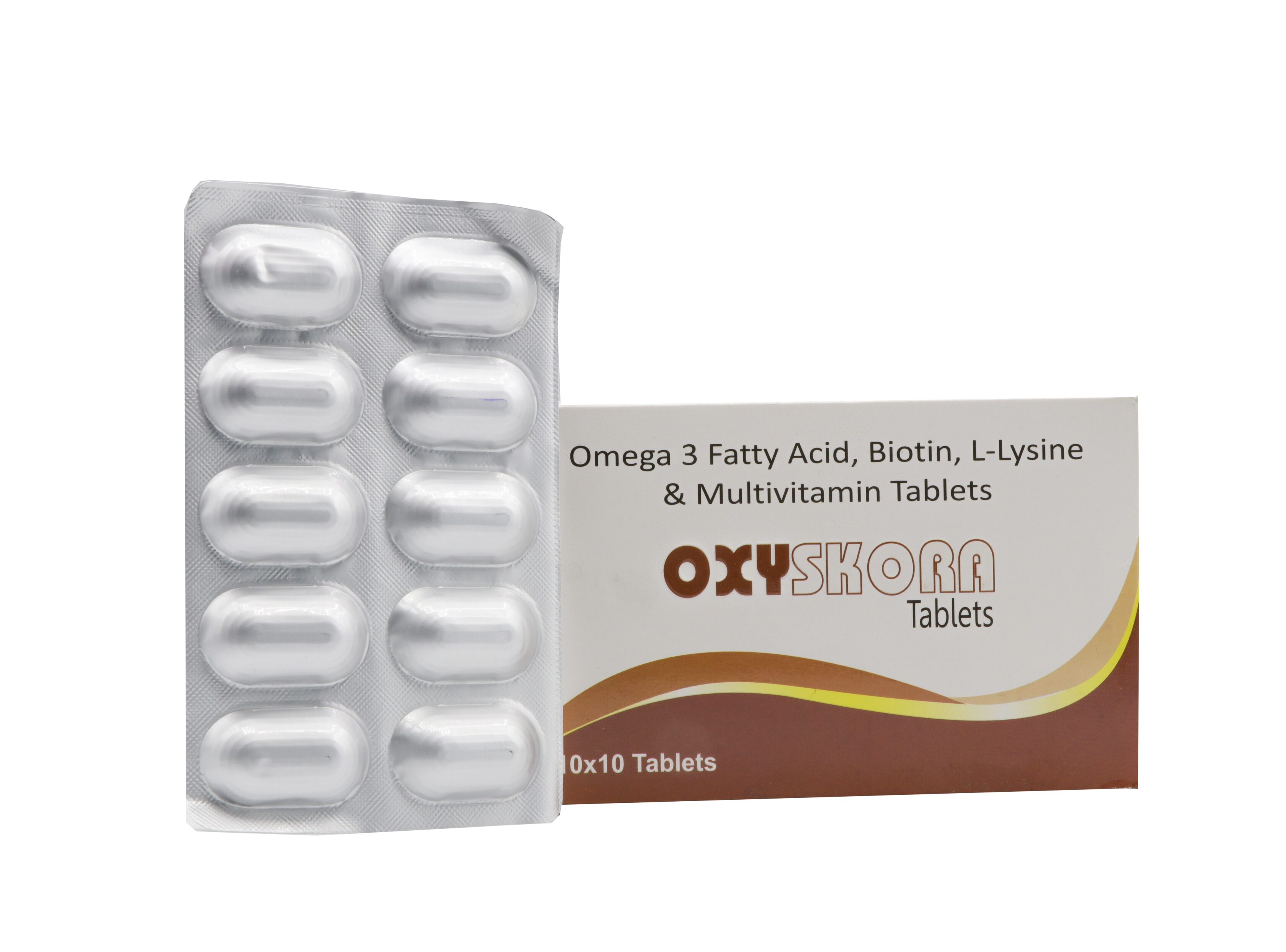 Oxyskora Tablets ( omega 3, biotin, L- lysine) - skora